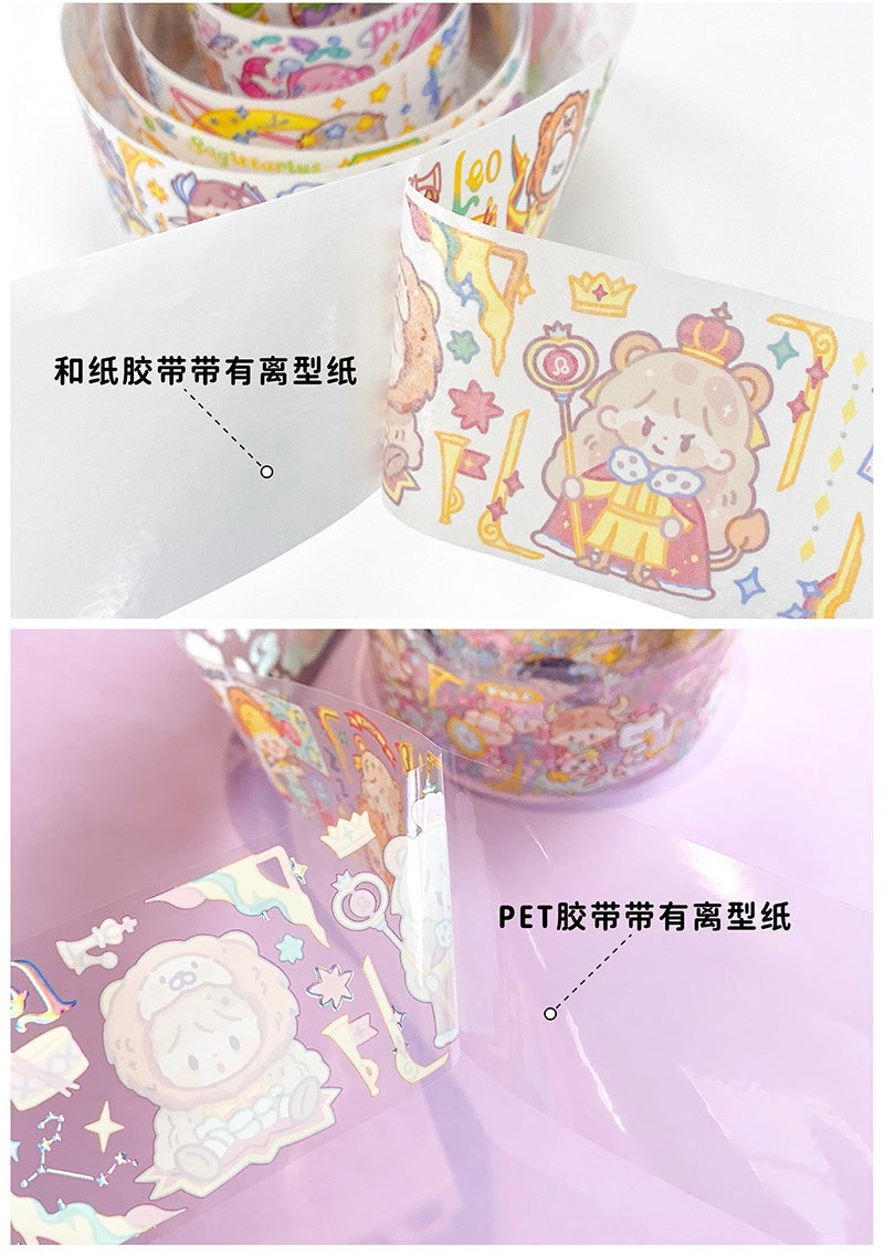 Molinta constellation's story washi & PET with special laser craft tape