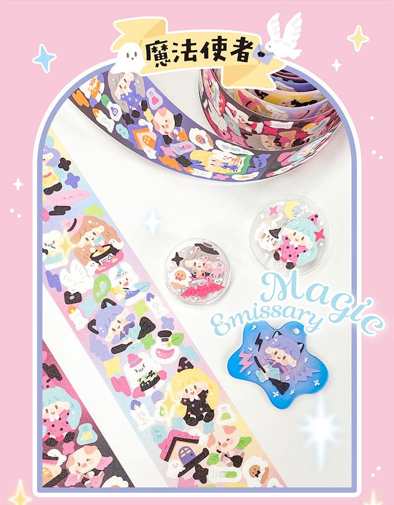 Molinta flower fairy and magic emissary sticker tape