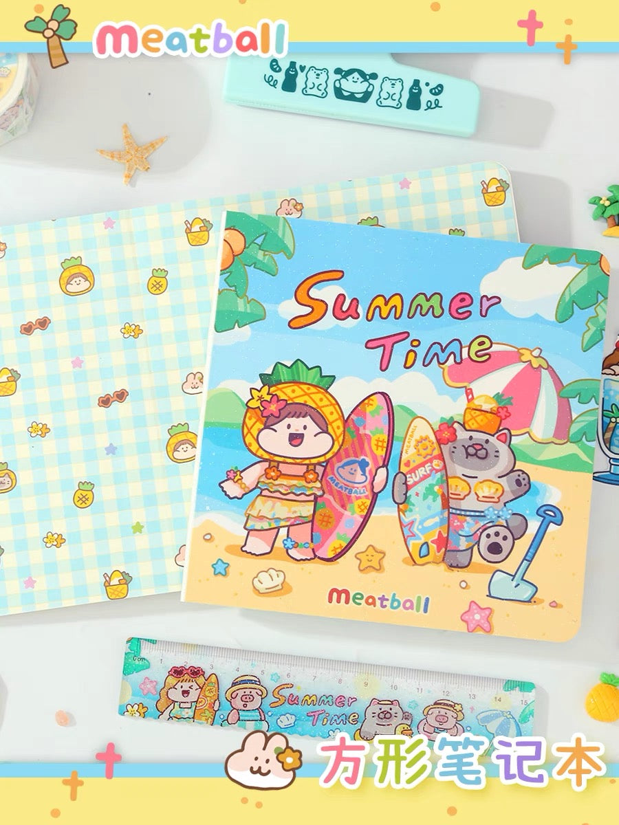 Meatball 2023 summer square notebook