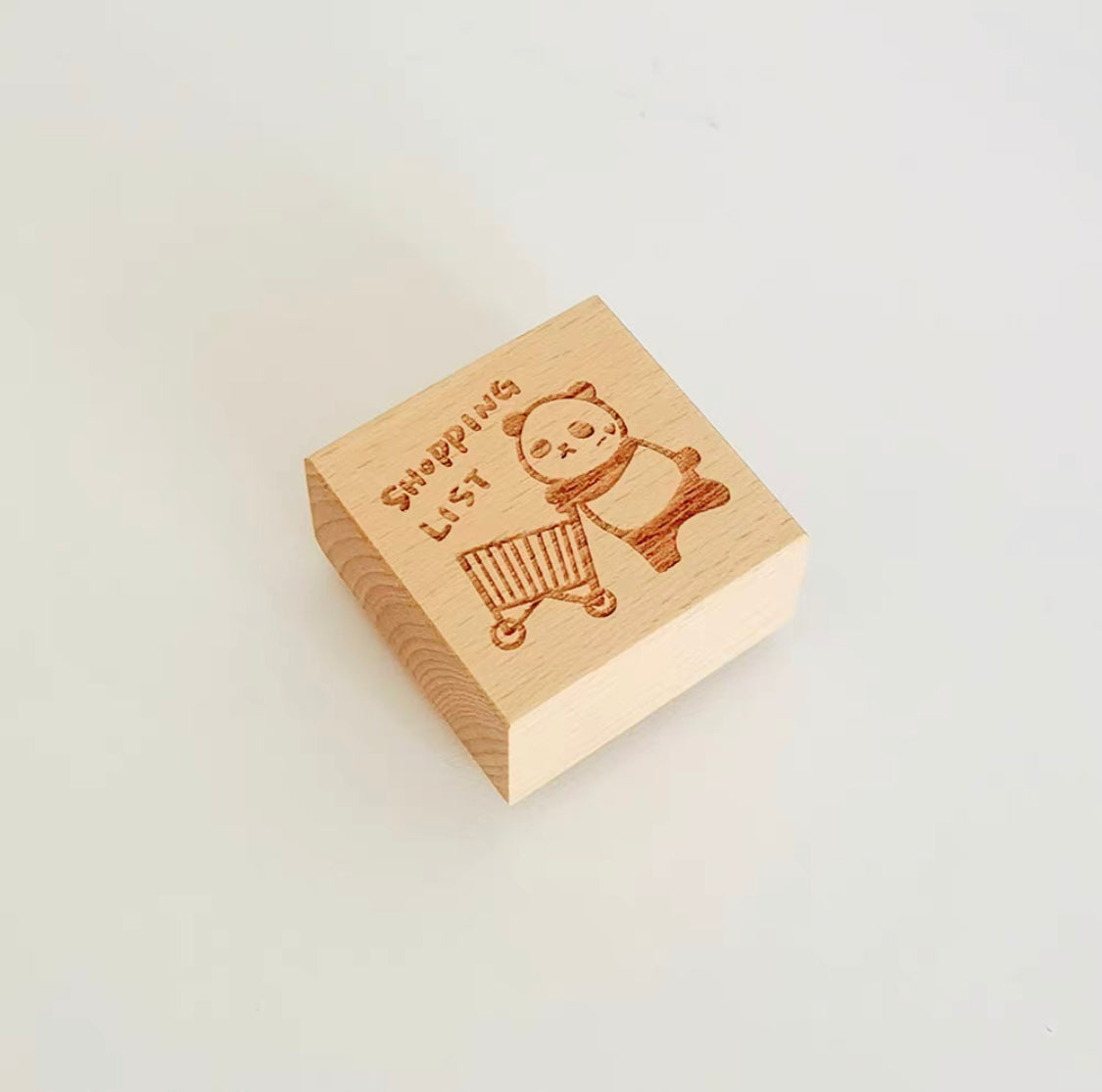 Ever&Ein panda and bear rubber stamp series