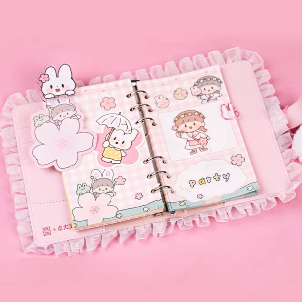 Molinta × M&G shop flower party series stationery set and journal note set