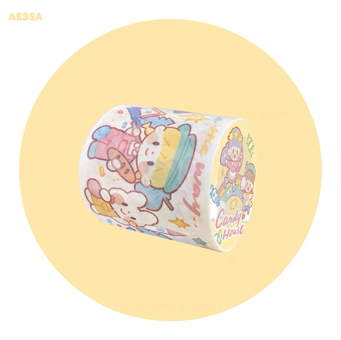 Molinta 「candy house」series washitape  sticker and journal paper pack