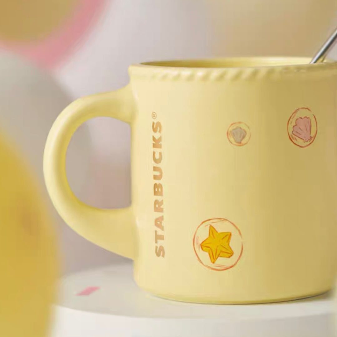 Starbucks China 2022 Summer dreamy garden Season 365ml rilievo carousel mug with  stir bar
