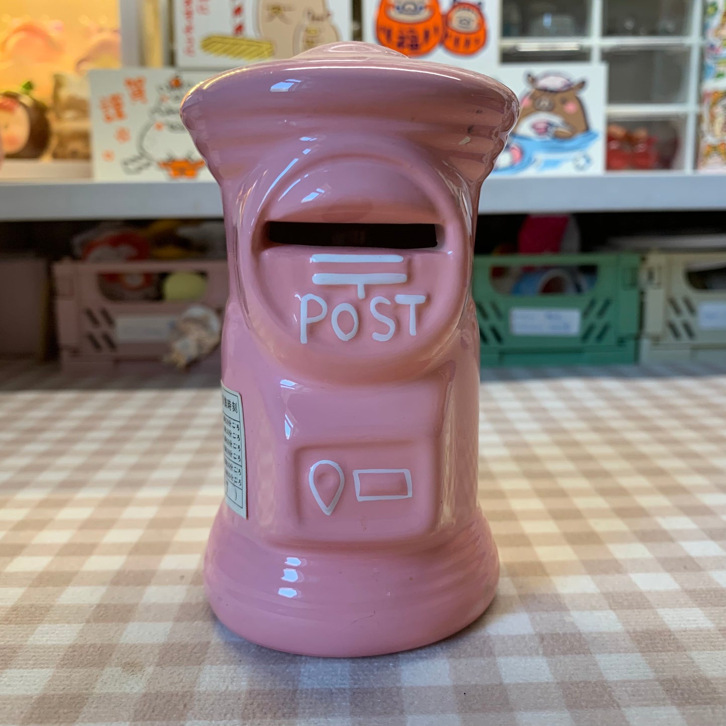 【Preloved and SALE】Japan post office JP post box ceramics money saving