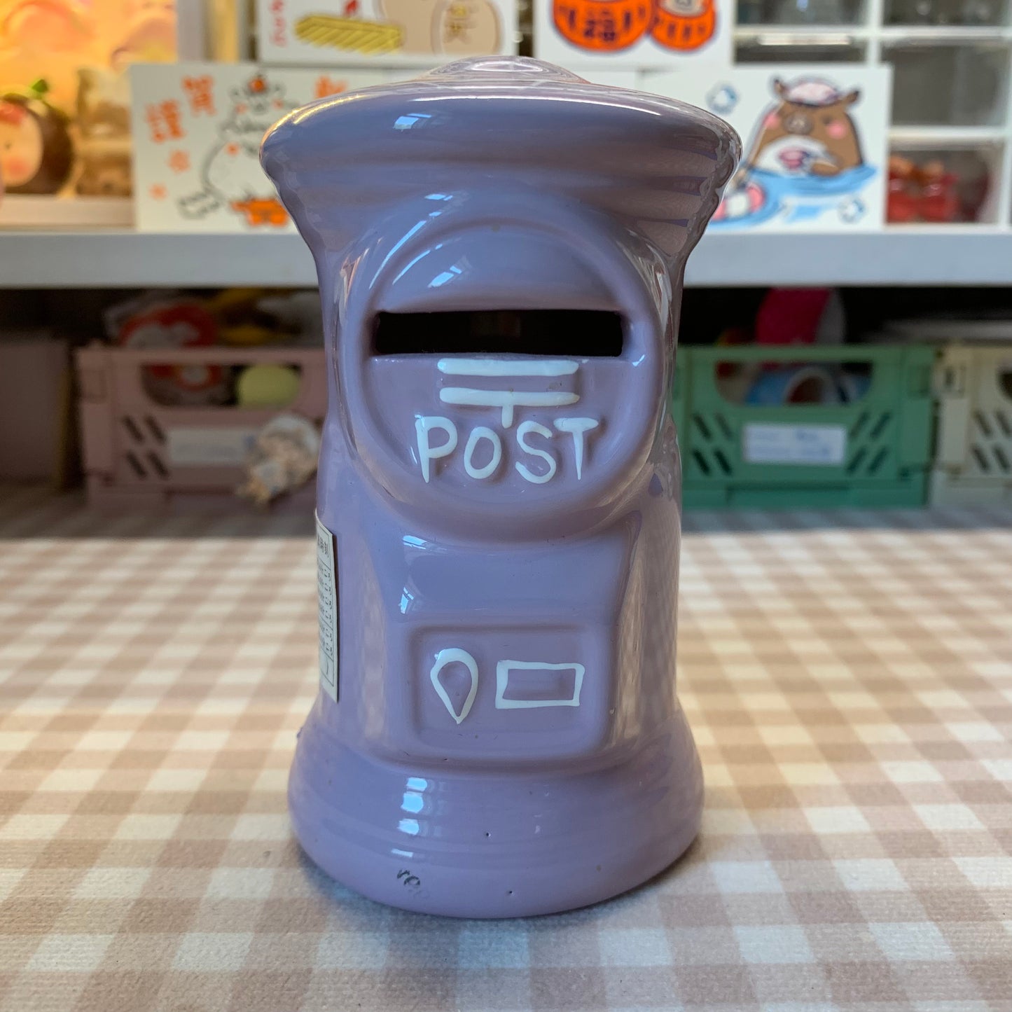 【Preloved and SALE】Japan post office JP post box ceramics money saving