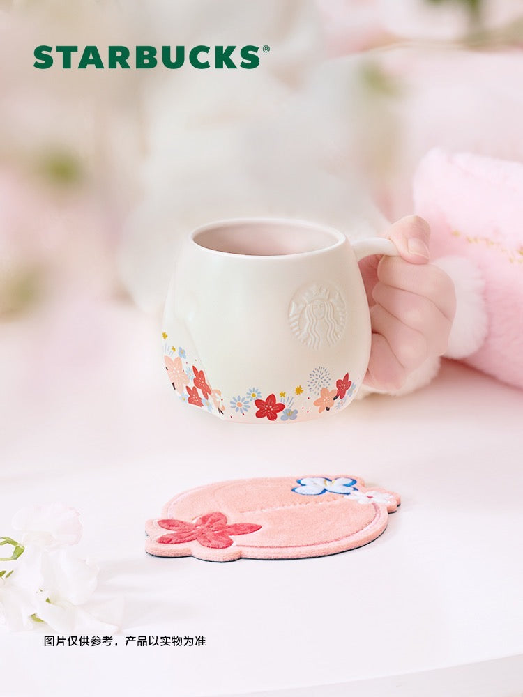 Starbucks China 2023 Sakura Rabbit Season Theme 355ml ceramic mug