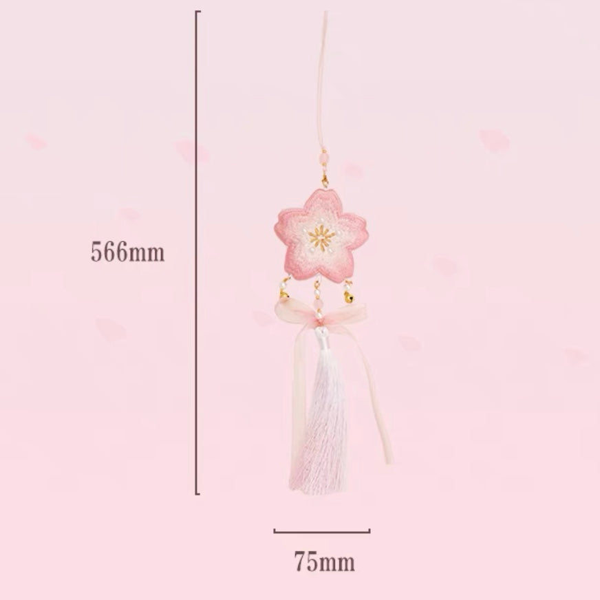 Sakura Dream theme sakura embroidery pendant