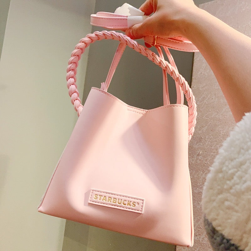 Starbucks China 2022 Sakura Season 375ml pink sakura stainless steel cup with pink bag