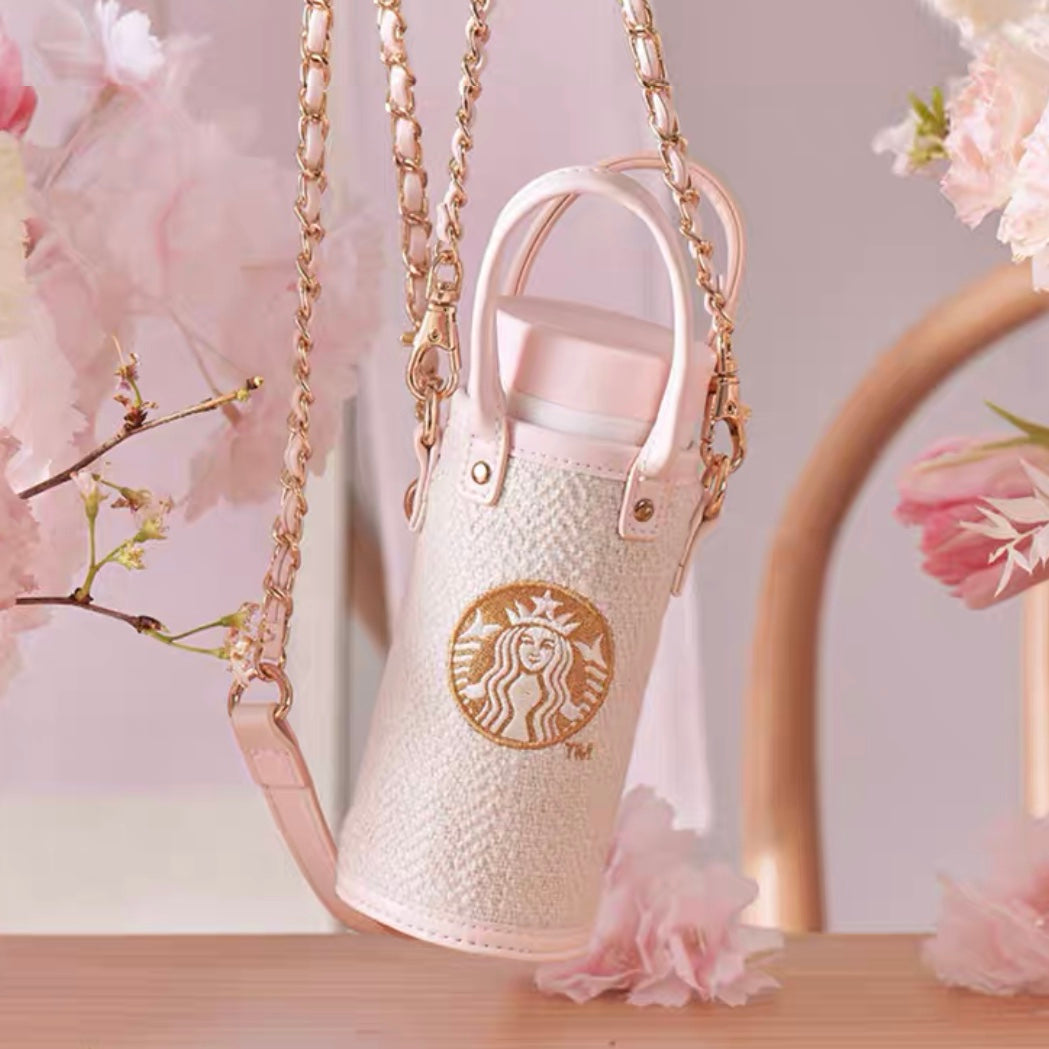Starbucks × Thermos China 2022 Sakura Season 200ml pink sakura stainless steel vacuum cup with bag