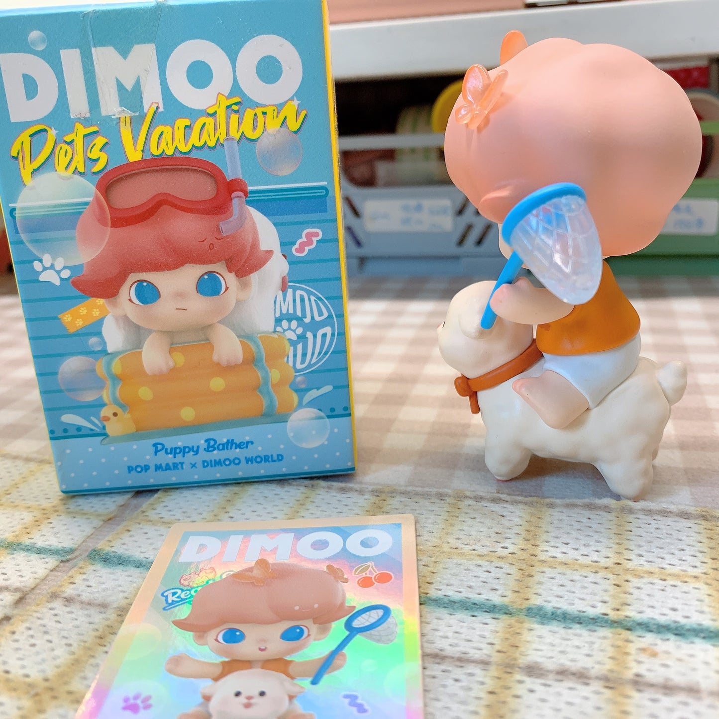 【PRELOVED and SALE 】POPMART Dimoo blind box toy Pets Vacation Ranch Catcher