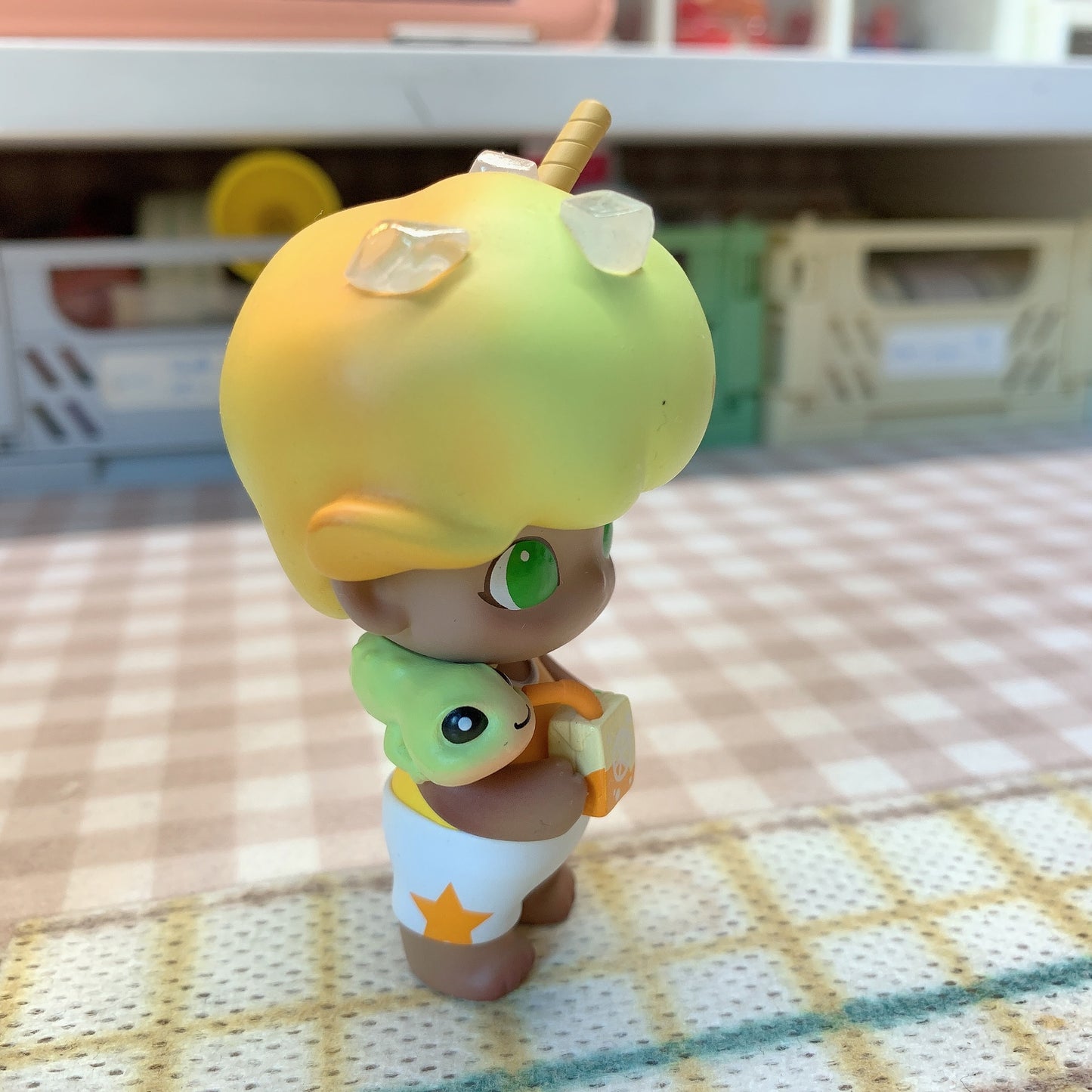【PRELOVED and SALE 】POPMART Dimoo blind box toy Pets Vacation Summer Lemon Tea