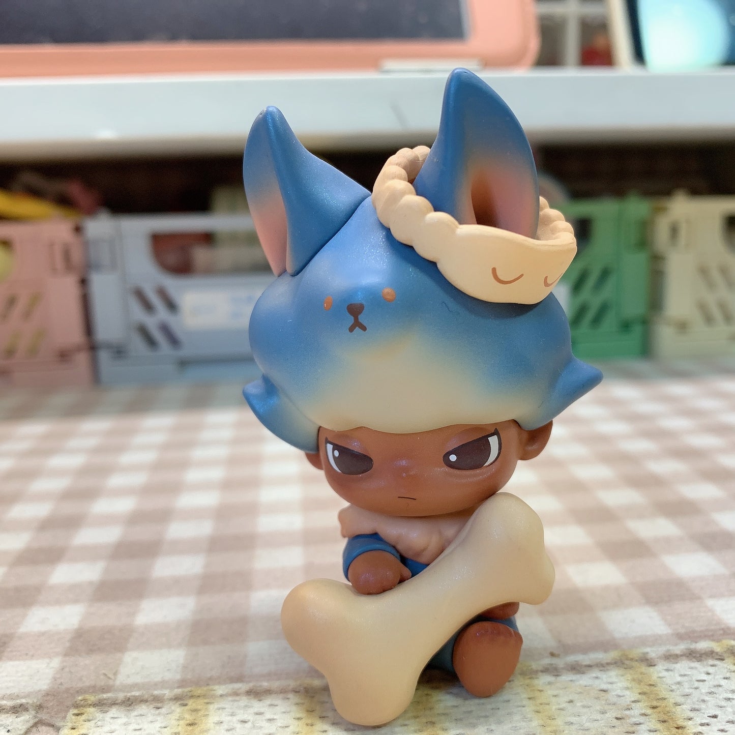 【PRELOVED and SALE 】POPMART Dimoo blind box toy Forest Night series Night Wolf