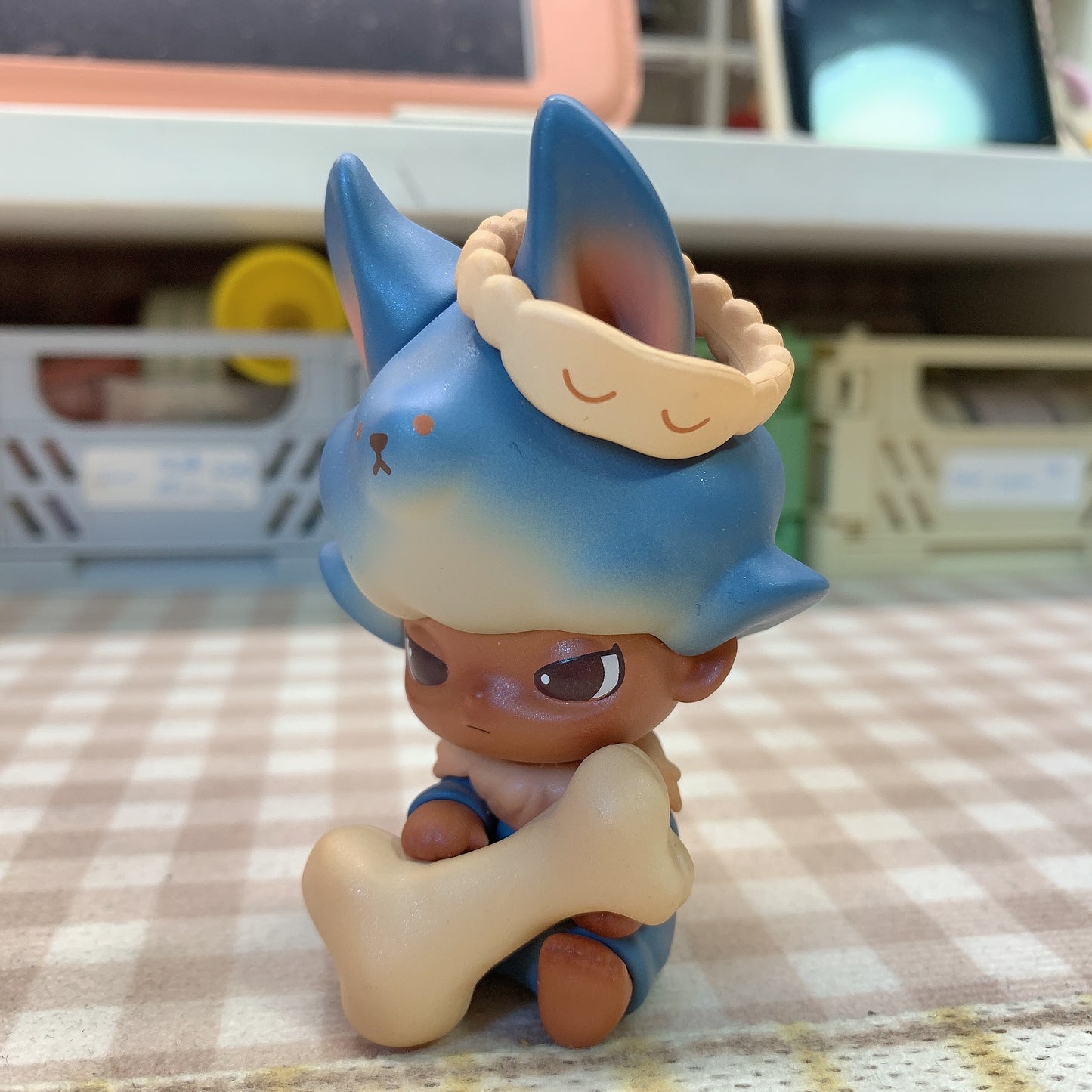 【PRELOVED and SALE 】POPMART Dimoo blind box toy Forest Night series Night Wolf