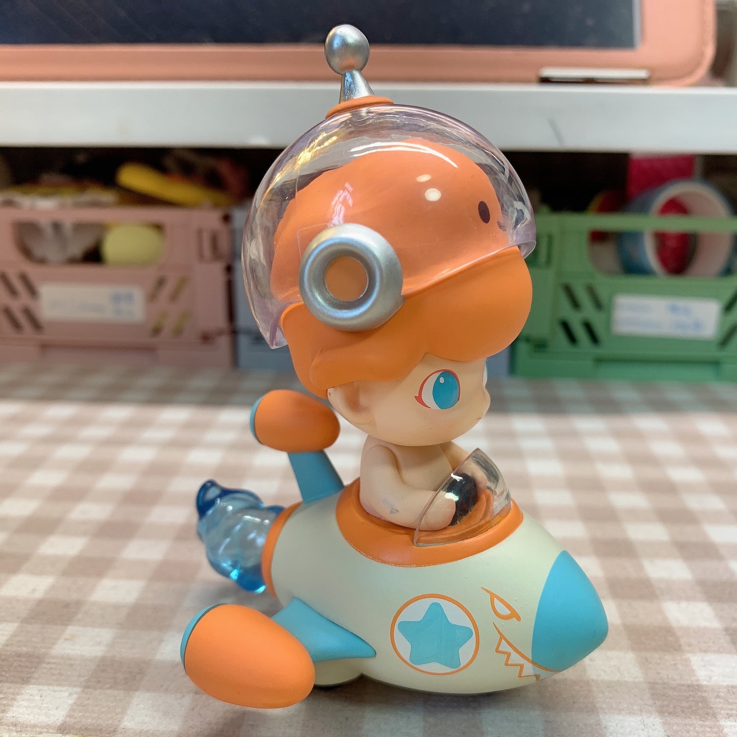 【PRELOVED and SALE 】POPMART Dimoo blind box toy Space Travel series Rocket Boy