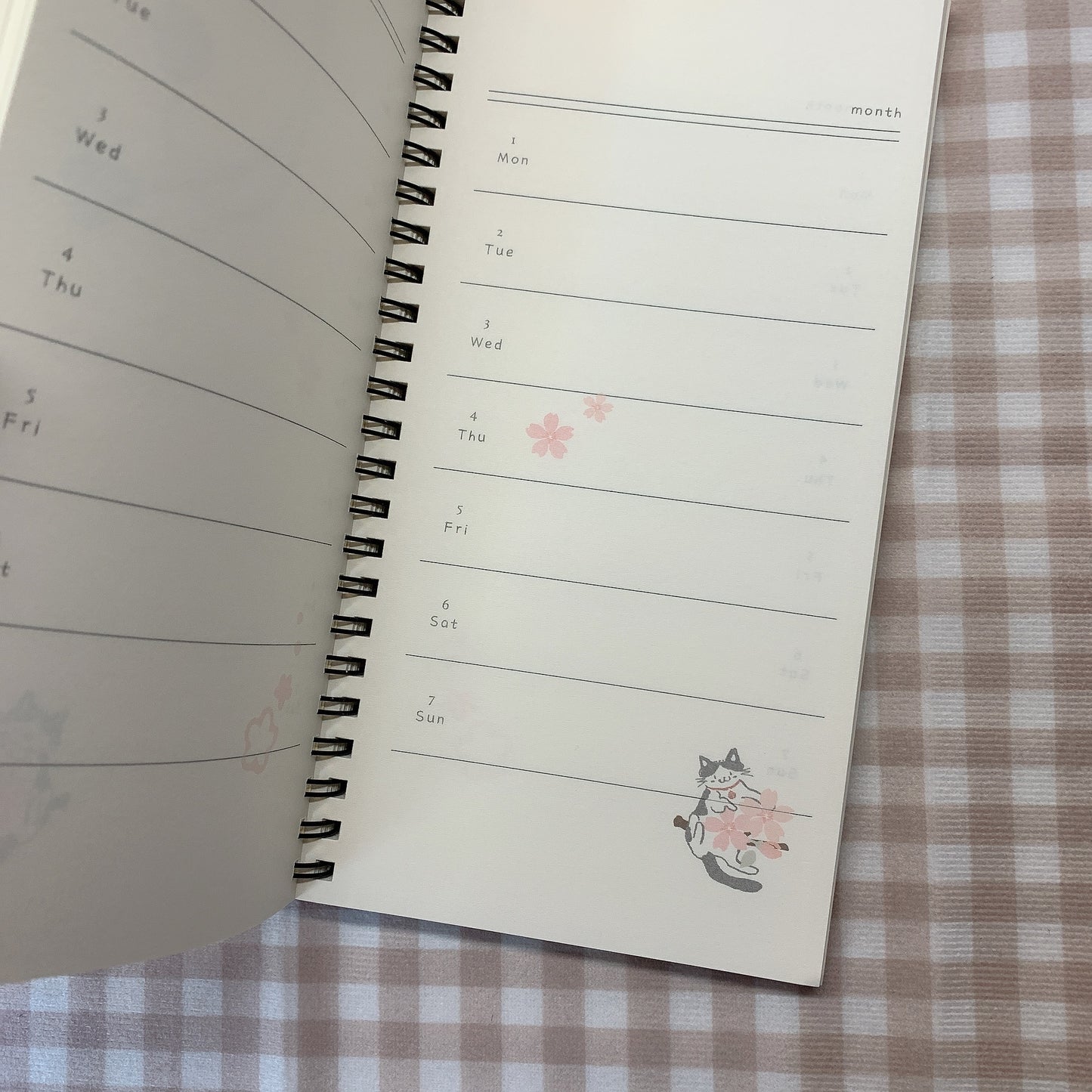 cute Dharma cat journal notebook