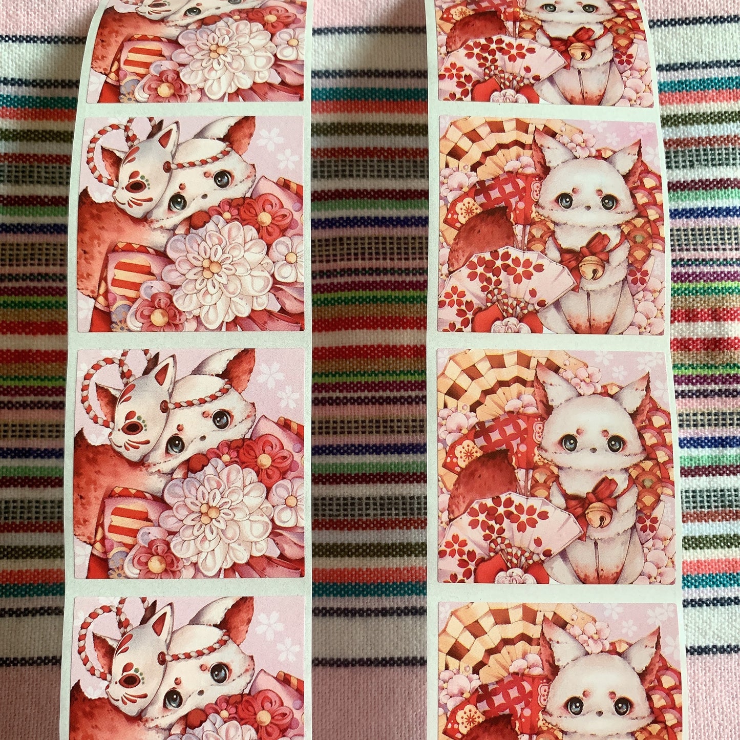 Japanese style kimono theme PET tape sample set