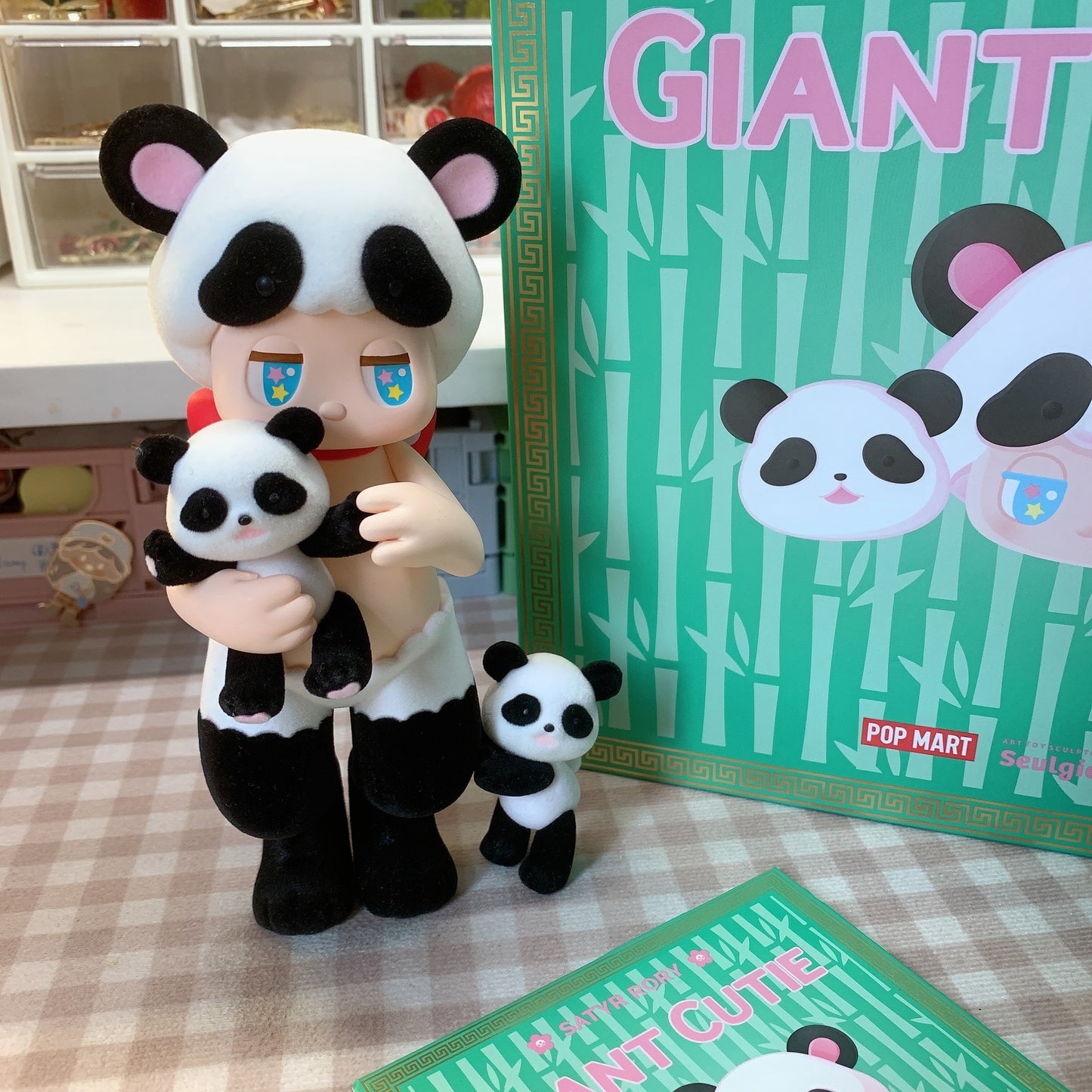POP MART Satry rory giant cutie Panda baby figurine/toy