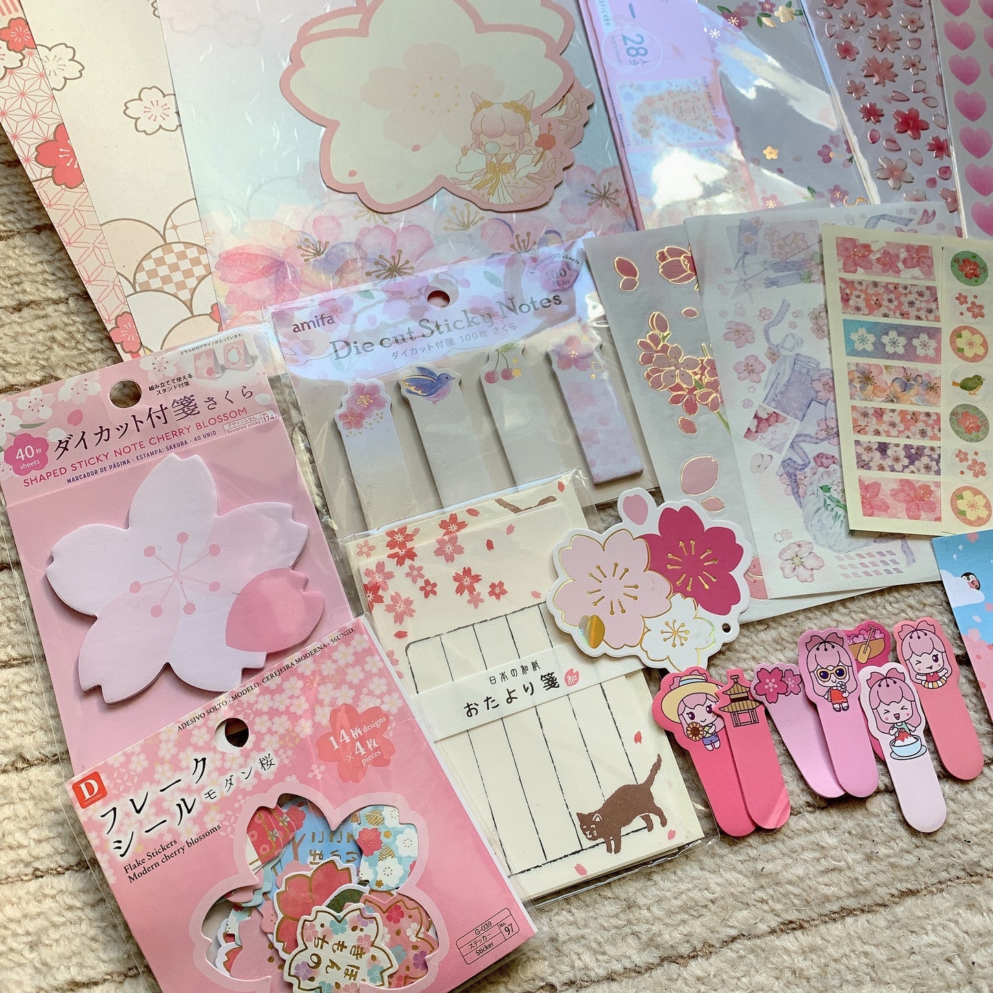 【JP】Sakura Season stationery set A