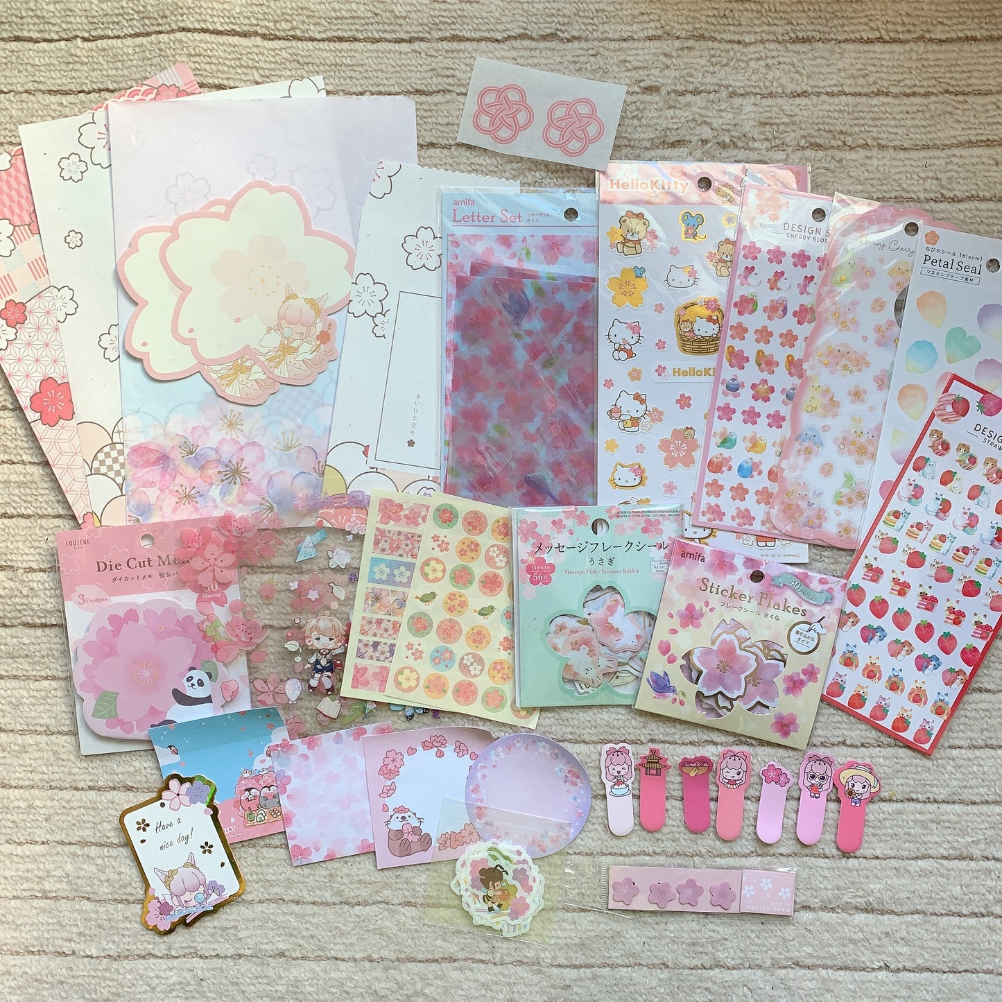 【JP】Sakura Season stationery set B
