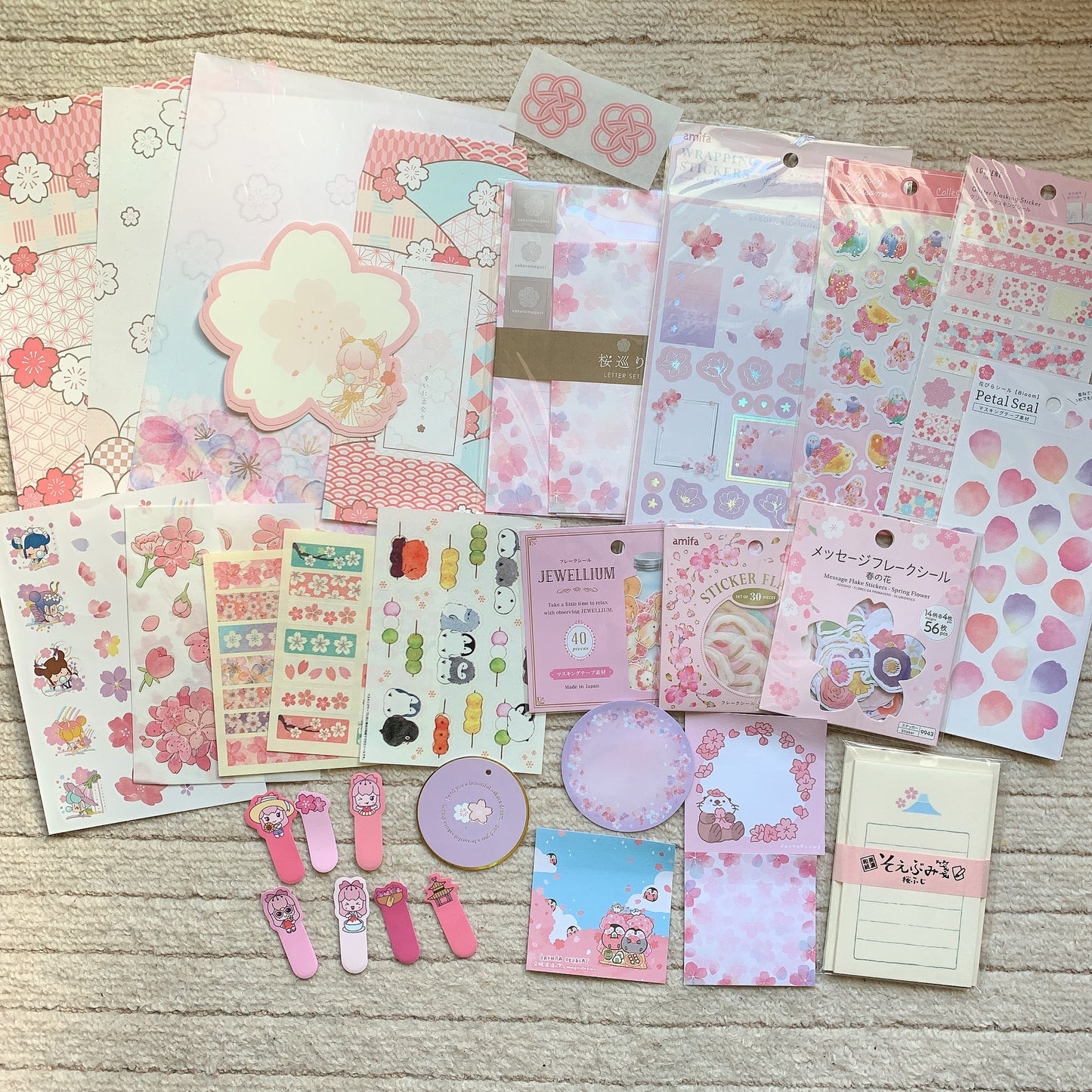 【JP】Sakura Season stationery set C