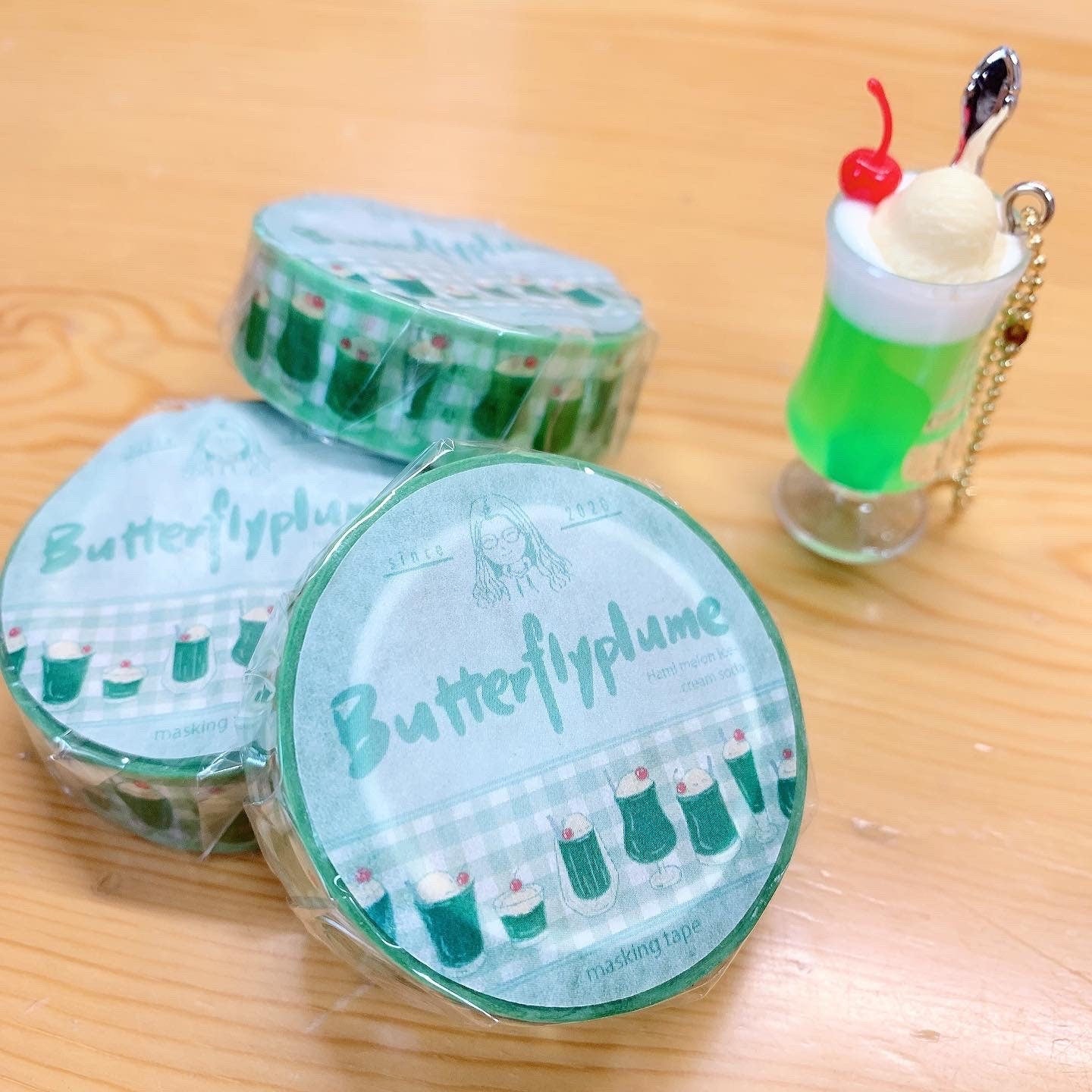 Butterflyplume washitape Hami Melon Cream Soda
