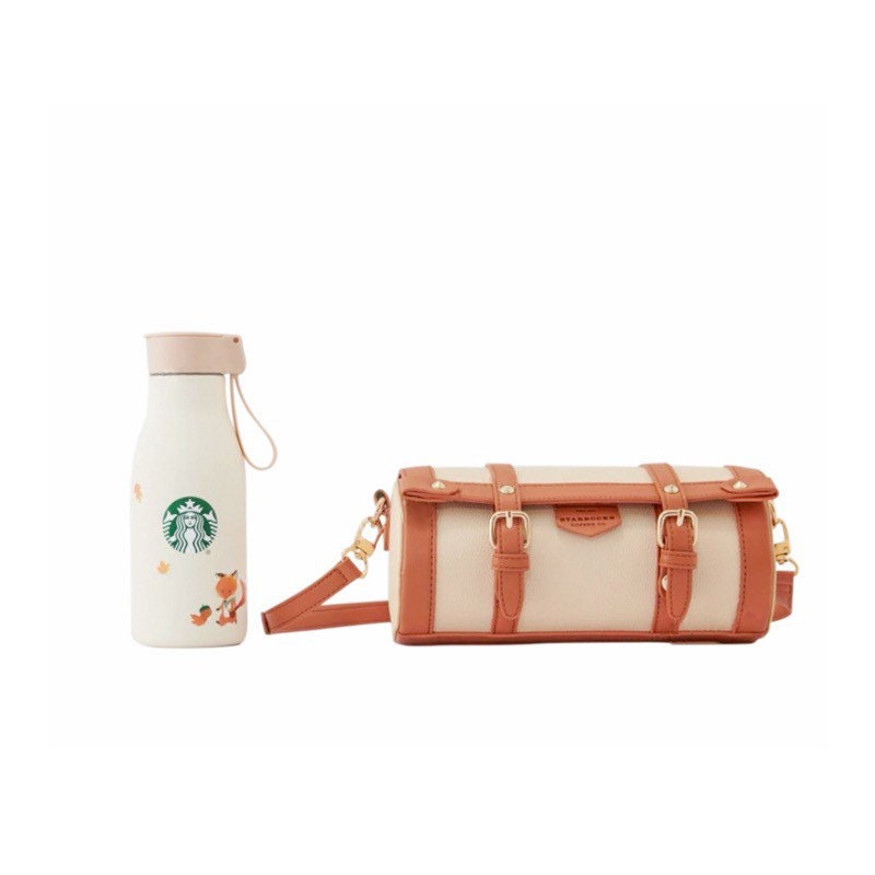 Starbucks China 360ml 2021 autumn forest vacuum cup with bag set