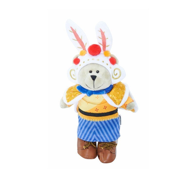 Starbucks China 2021 China traditional rabbit god plush bear toy