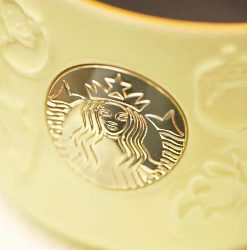 Starbucks China 355ml 2021 autumn forest relief ceramics mug