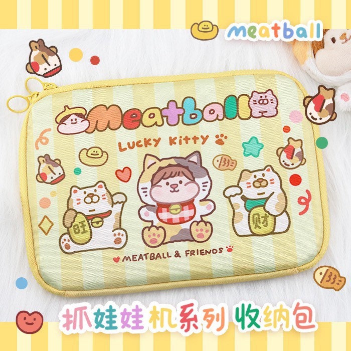 Meatball claw game series penbag/packet