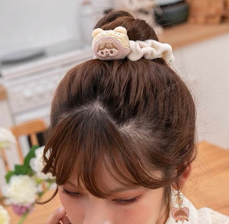 Molinta 「Baking Park」series stationery kawaii pudding plush hair accessories set