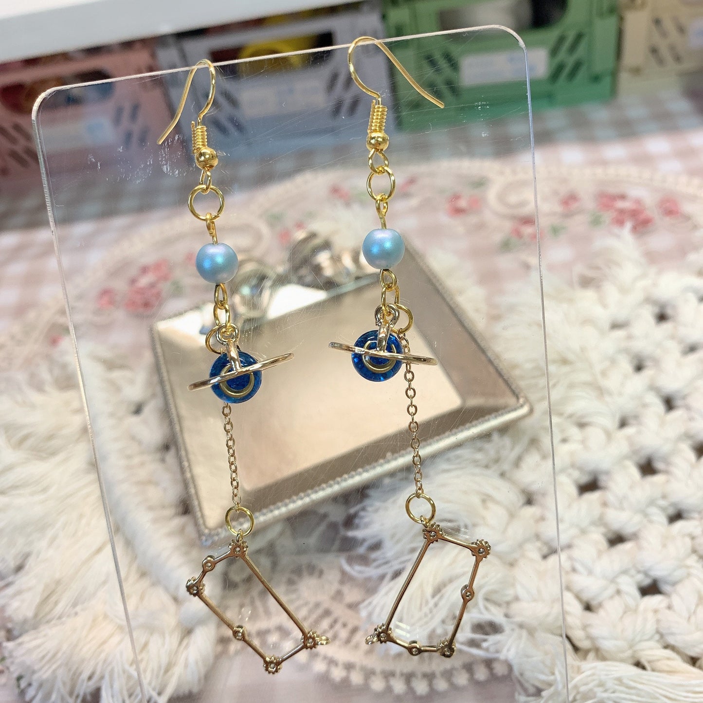 Moya handmade earrings「Stars dream」