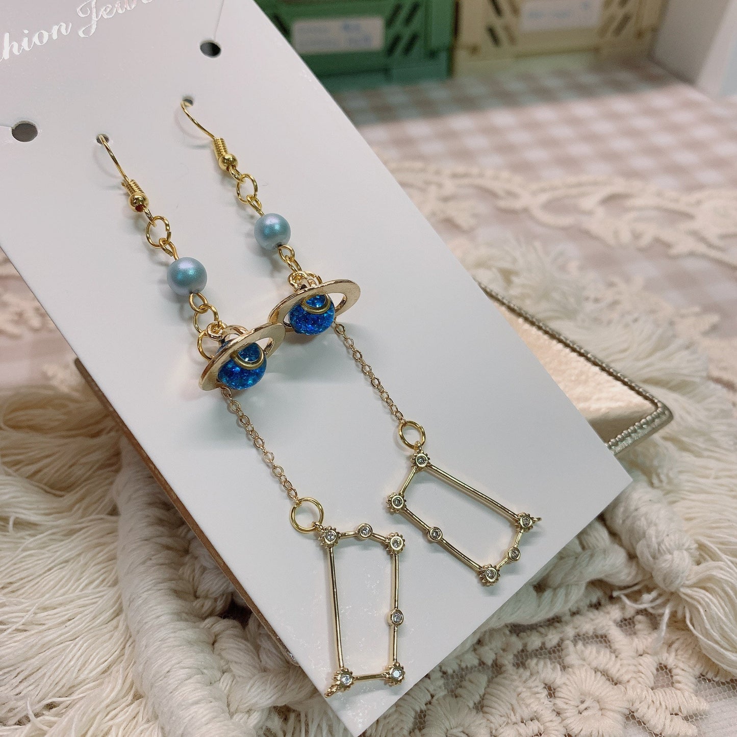 Moya handmade earrings「Stars dream」