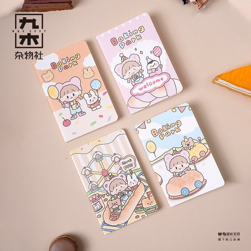 Molinta 「Baking Park」series stationery Mini notebooks set