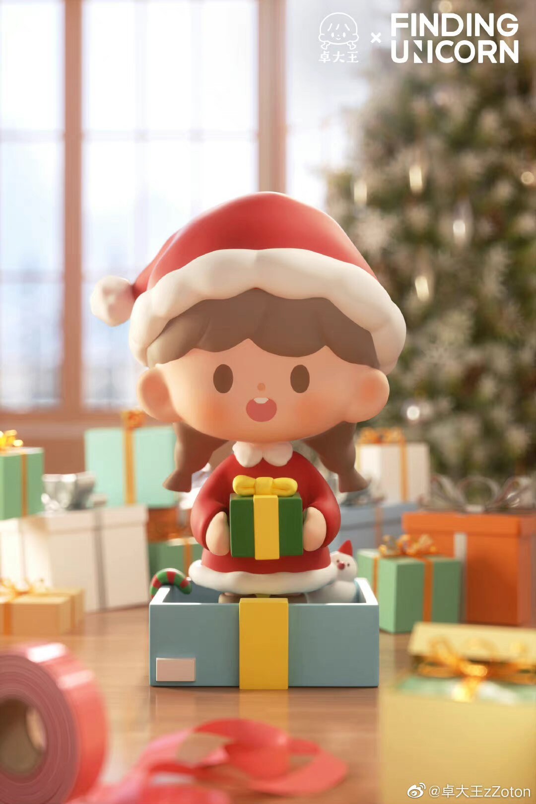 Molinta blind box toys 「Christmas Holiday」series 6