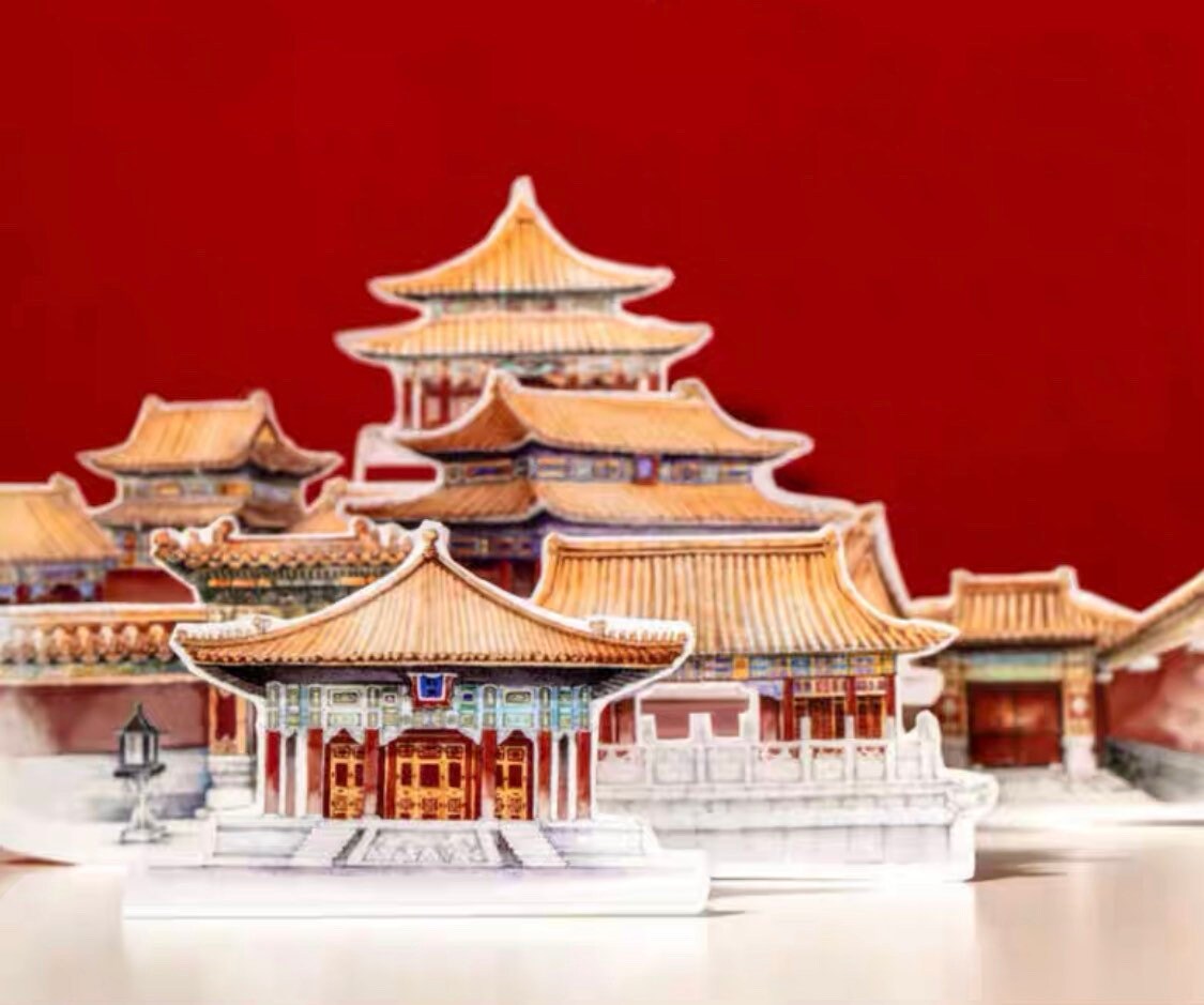 Beijing Forbidden city building washitape
